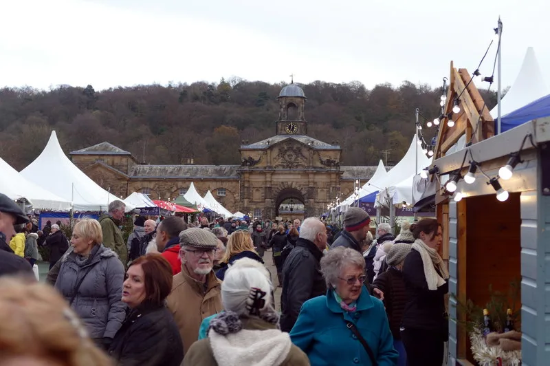 Chatsworth Christmas Market, Chatsworth House, Derbyshire, UK