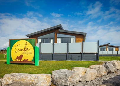 Simba Lodge at Folly Farm Holiday Park (FFHP) in Kilgetty, South Wales, UK