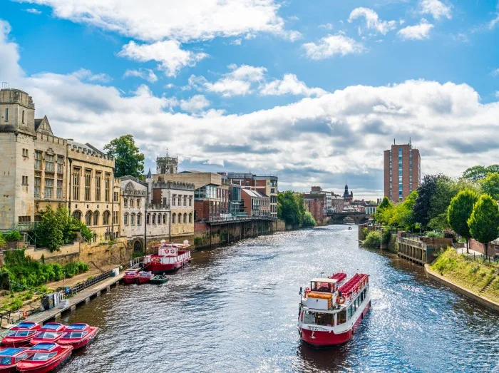 York City with River Ouse in York