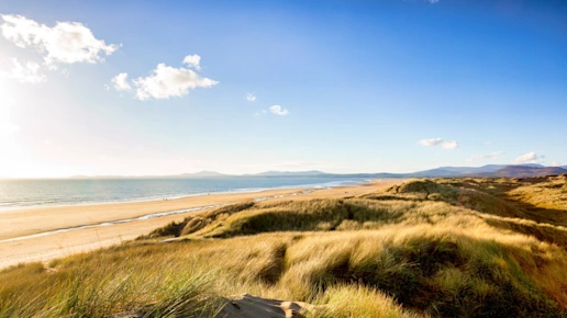 Harlech Beach, Gwynedd, Wales, UK