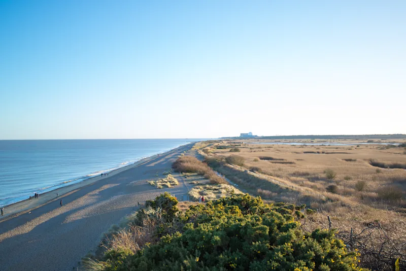 Dunwich Heath & the Suffolk Coast in winter, Suffolk, England, UK
