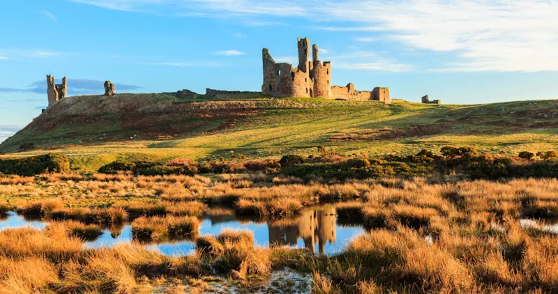 Dunstanburgh Castle, Northumberland, UK