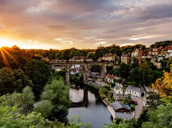 Knaresborough Viaduct from Knaresborough Castle, North Yorkshire