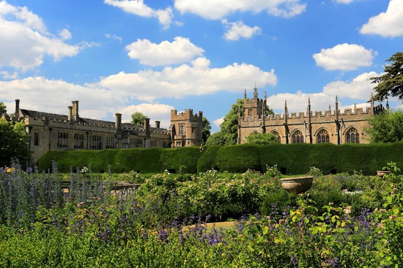 Sudeley Castle and Gardens near Winchcombe, Cotswolds, Gloucestershire, England, UK