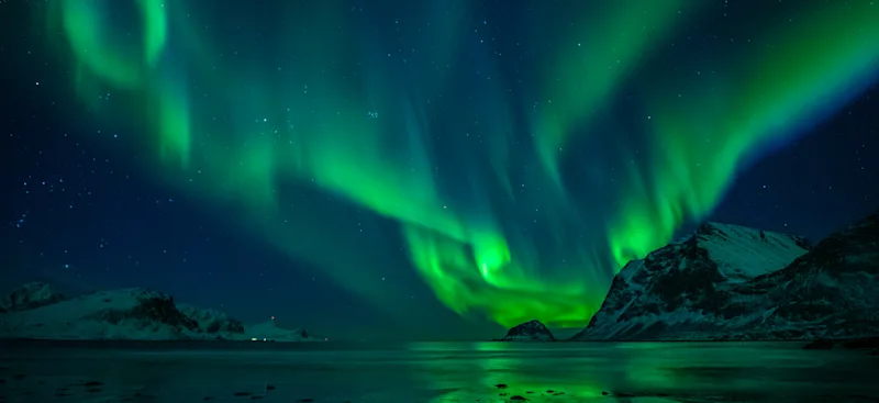 Nordlichter in Norwegen.