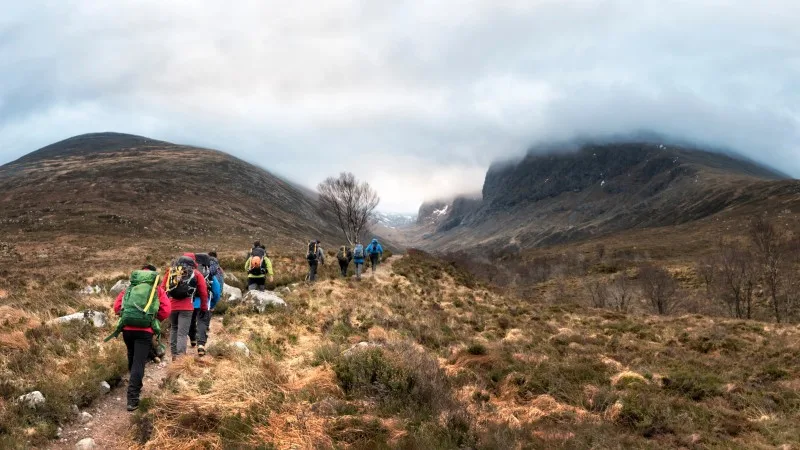 trekking at Ben Nevis