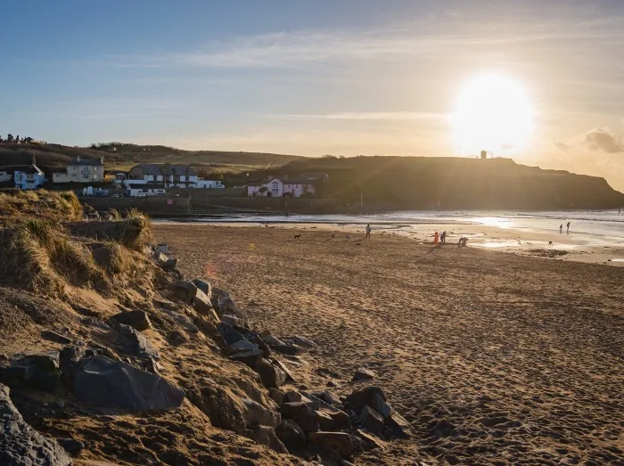 Summerleaze sunset in Bude, Cornwall