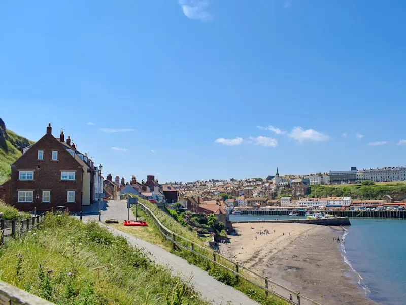 Captains Cottage in Whitby, on the Yorkshire coast, UK