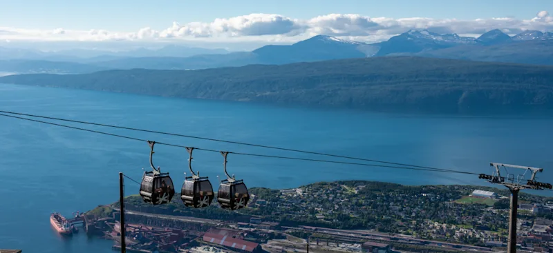 Narvikfjellet Seilbahn in Narvik, Norwegen / Skandinavien