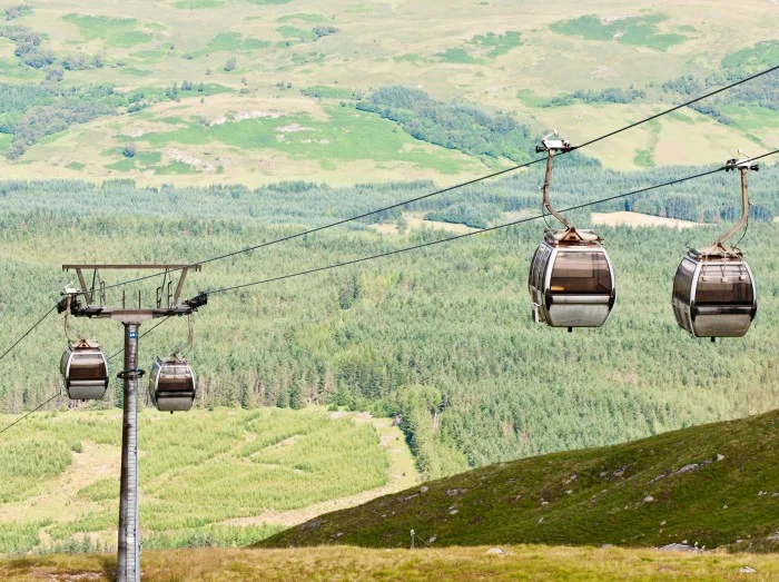 Cable car on ben nevis