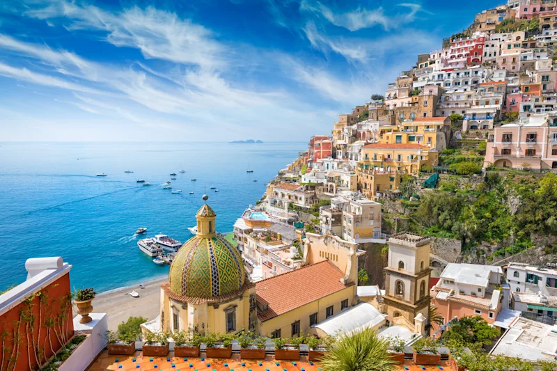 Positano is one of the beautiful towns located on the Amalfi Coast, Italy