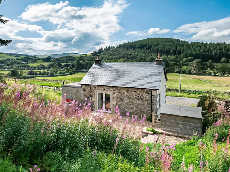 Nettlebush cottage, Drumelzier Place Farm, Drumelzier, near Peebles, Scotland, UK