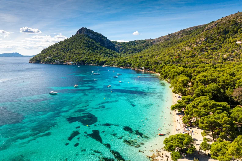 Strand von Playa de Formentor.