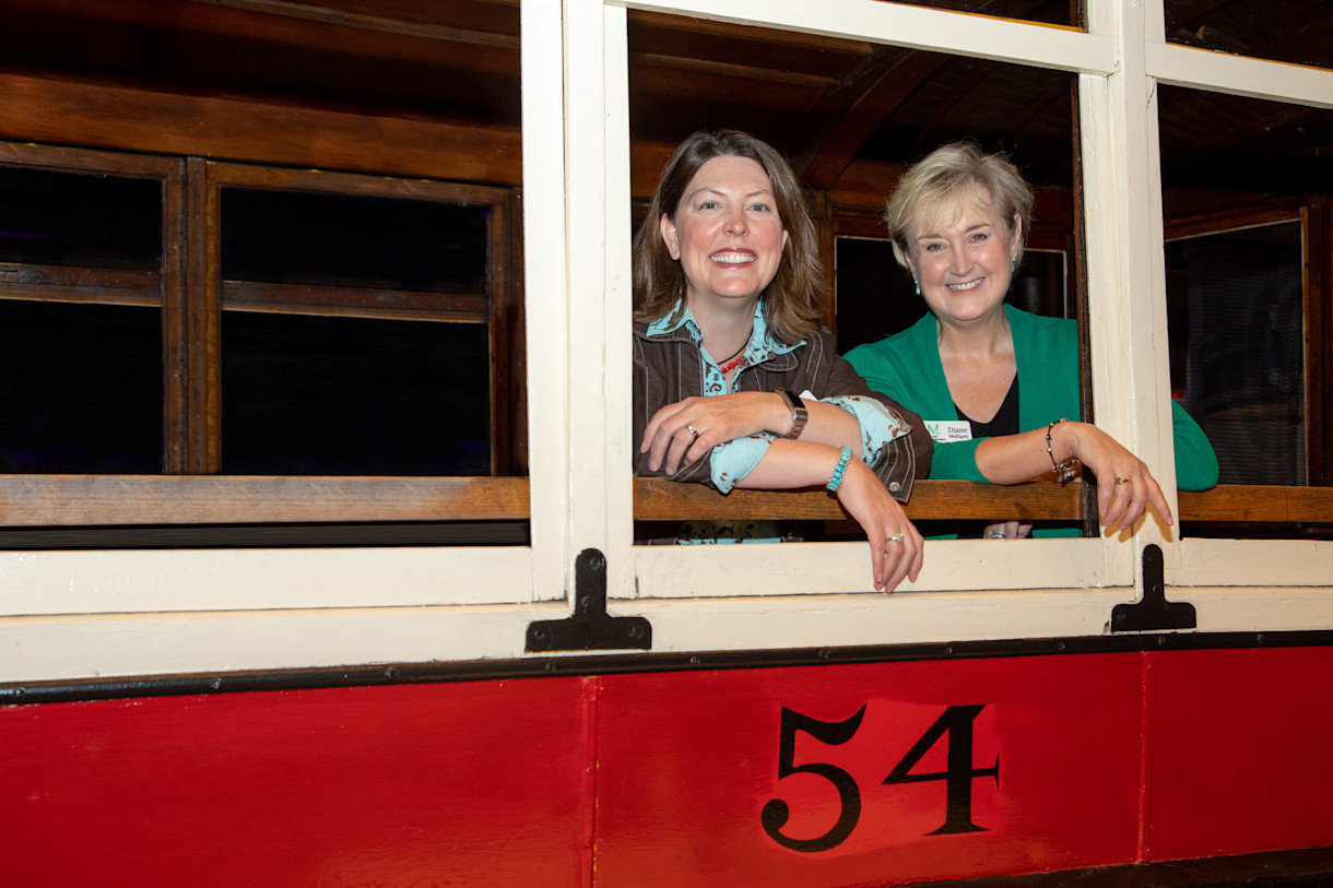 Sarah and Diane team photo m&c communications
