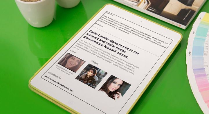 A multimedia email
