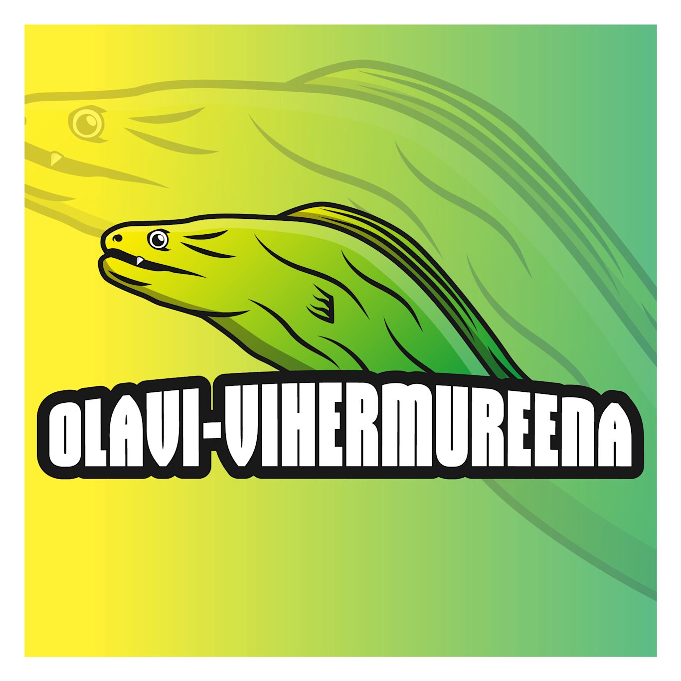 Olavi-vihermureena taustalla