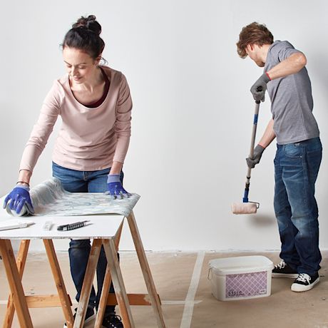 Tapetointi käynnissä