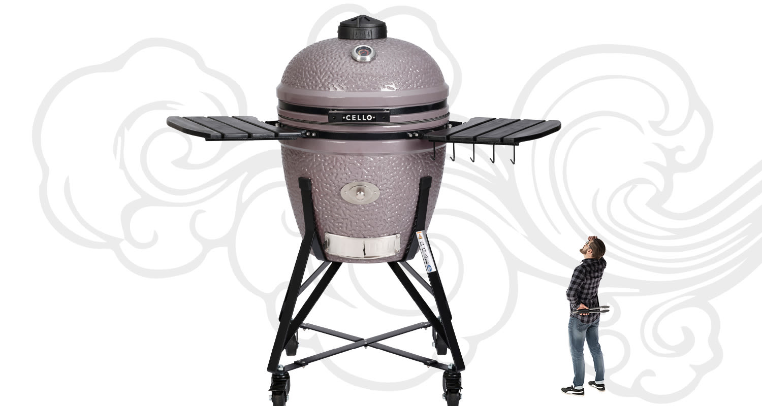 Cello Kamado 21 -hiiligrilli K-Raudasta