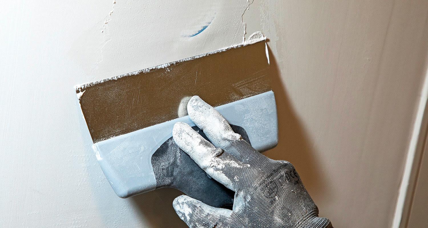 tyovaihe 1 lasikuitutapetin tasoitus ja maalaus