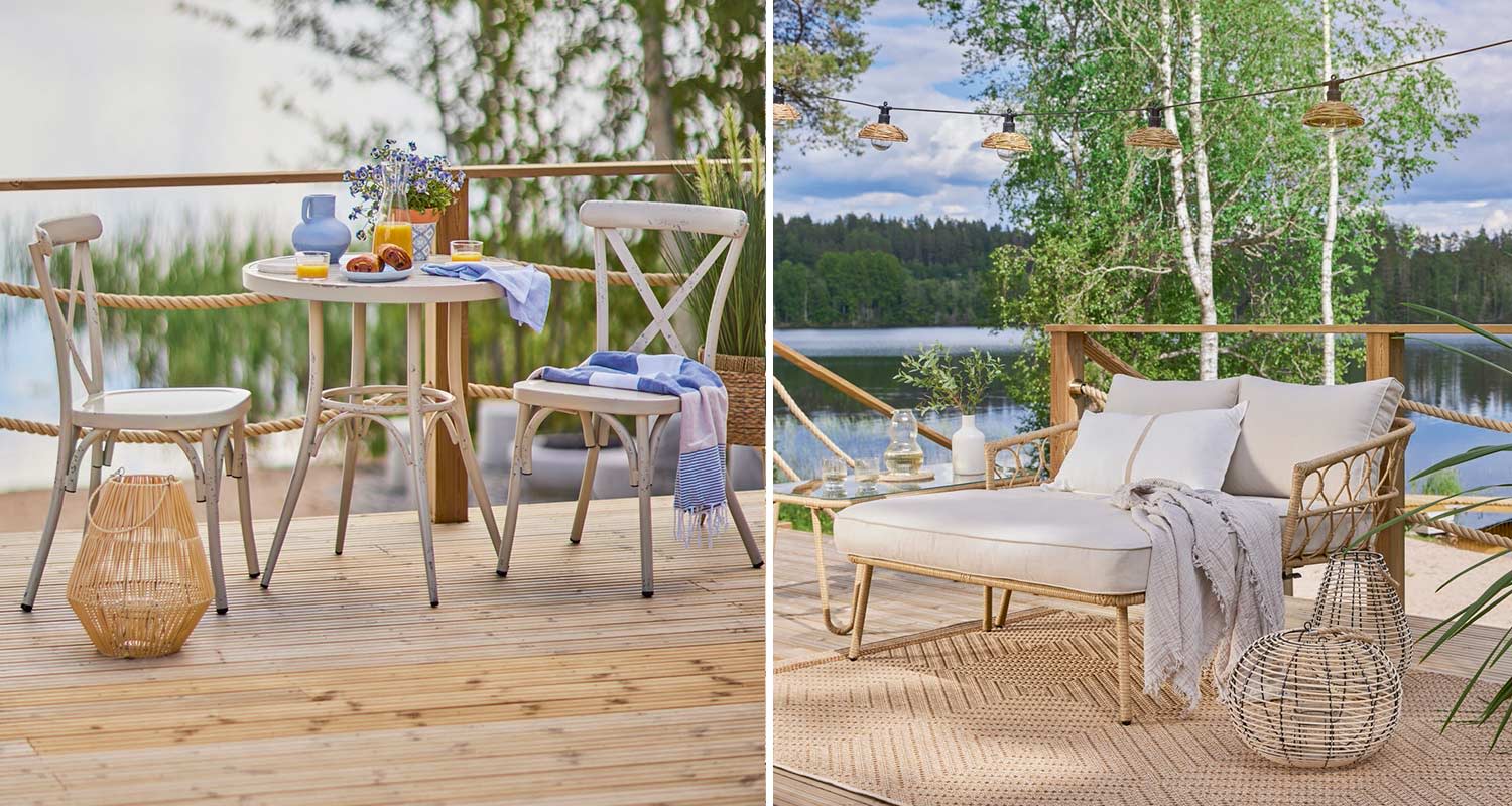 Cello Vintage ja Bali -sarjojen ulkokalusteita K-Raudasta