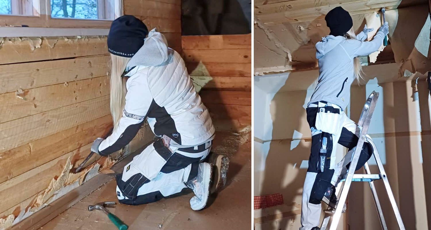 Testissä ammattilaisella Snickers Workwear -työvaatteet