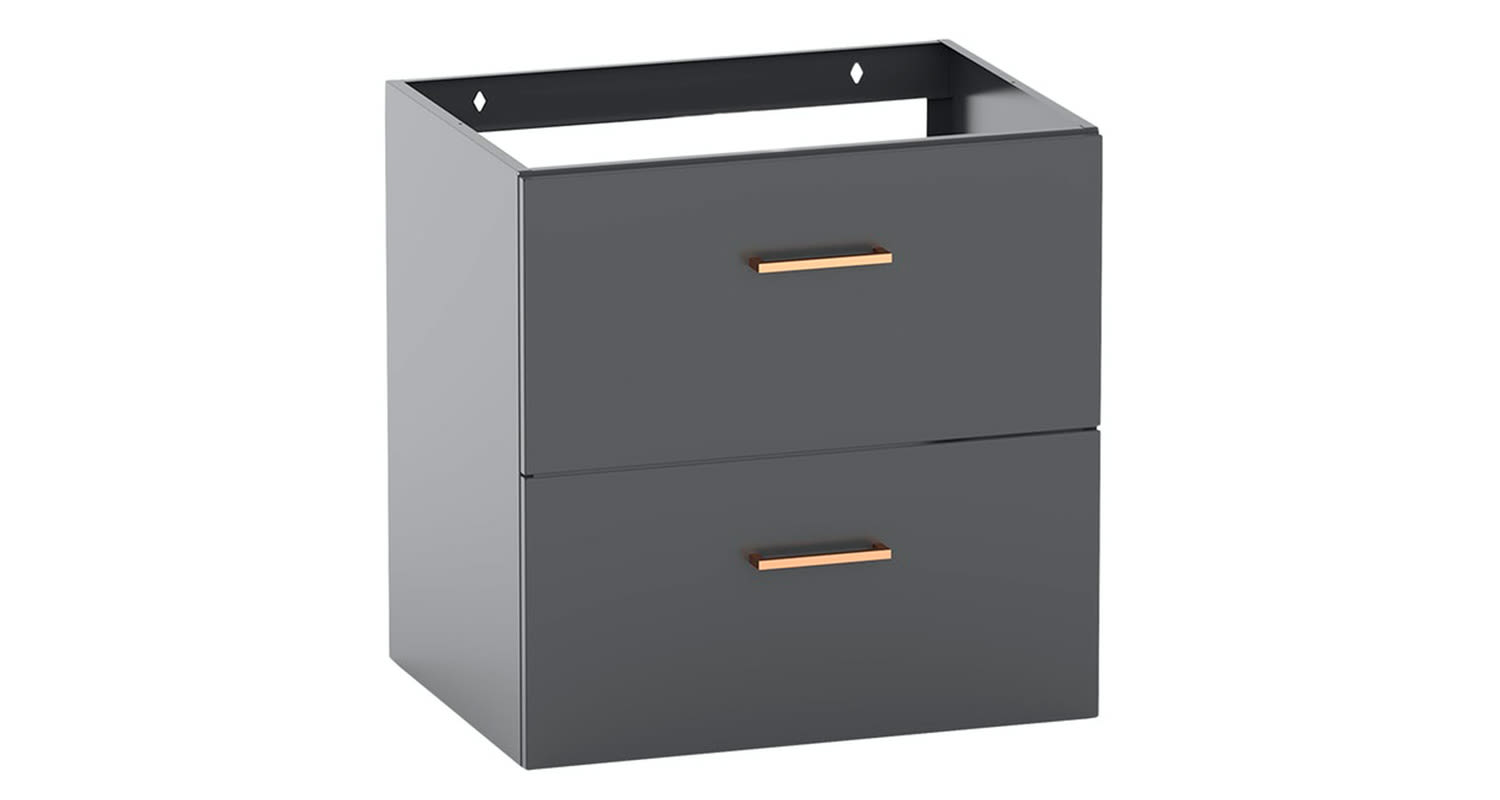 Harmaa Polaria Noval 600 -allaskaappi K-Raudasta