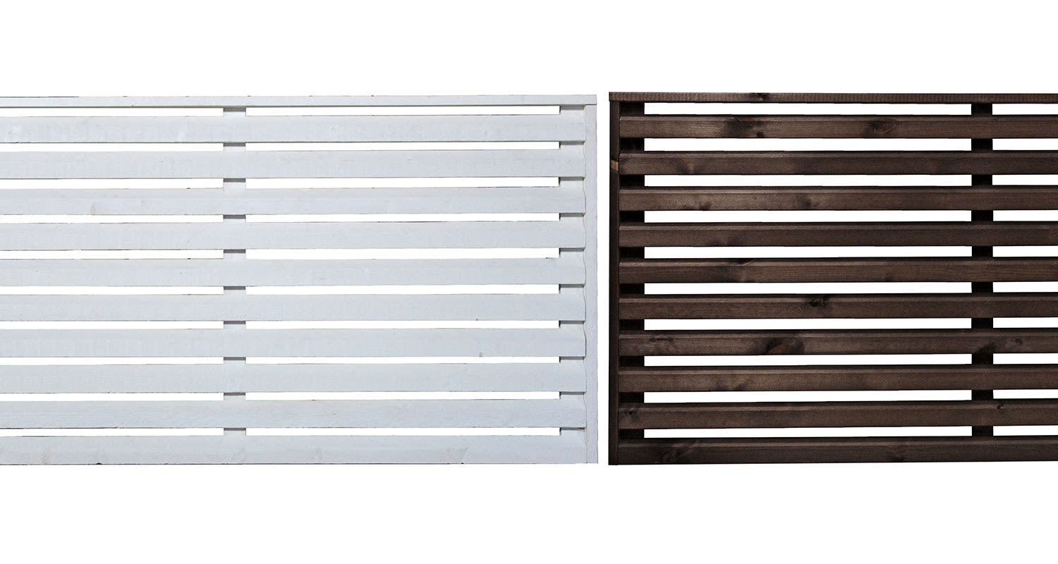 Valea ja tumma aitaelementti