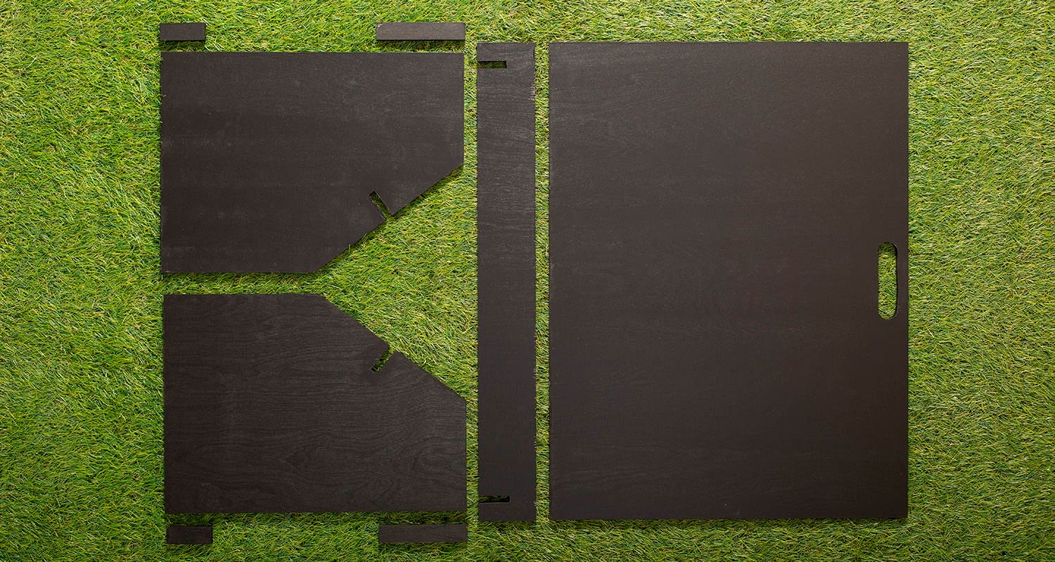 Syöttöseinän teko K-Raudan ohjeilla. Kuvassa syöttöseinän tekovaihe 3.