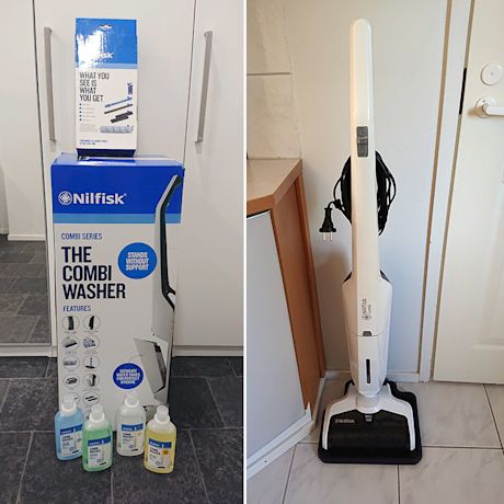 Lattiapesuri Nilfisk Combi Washer kuluttajan testissä, tuote myynnissä K-Raudassa
