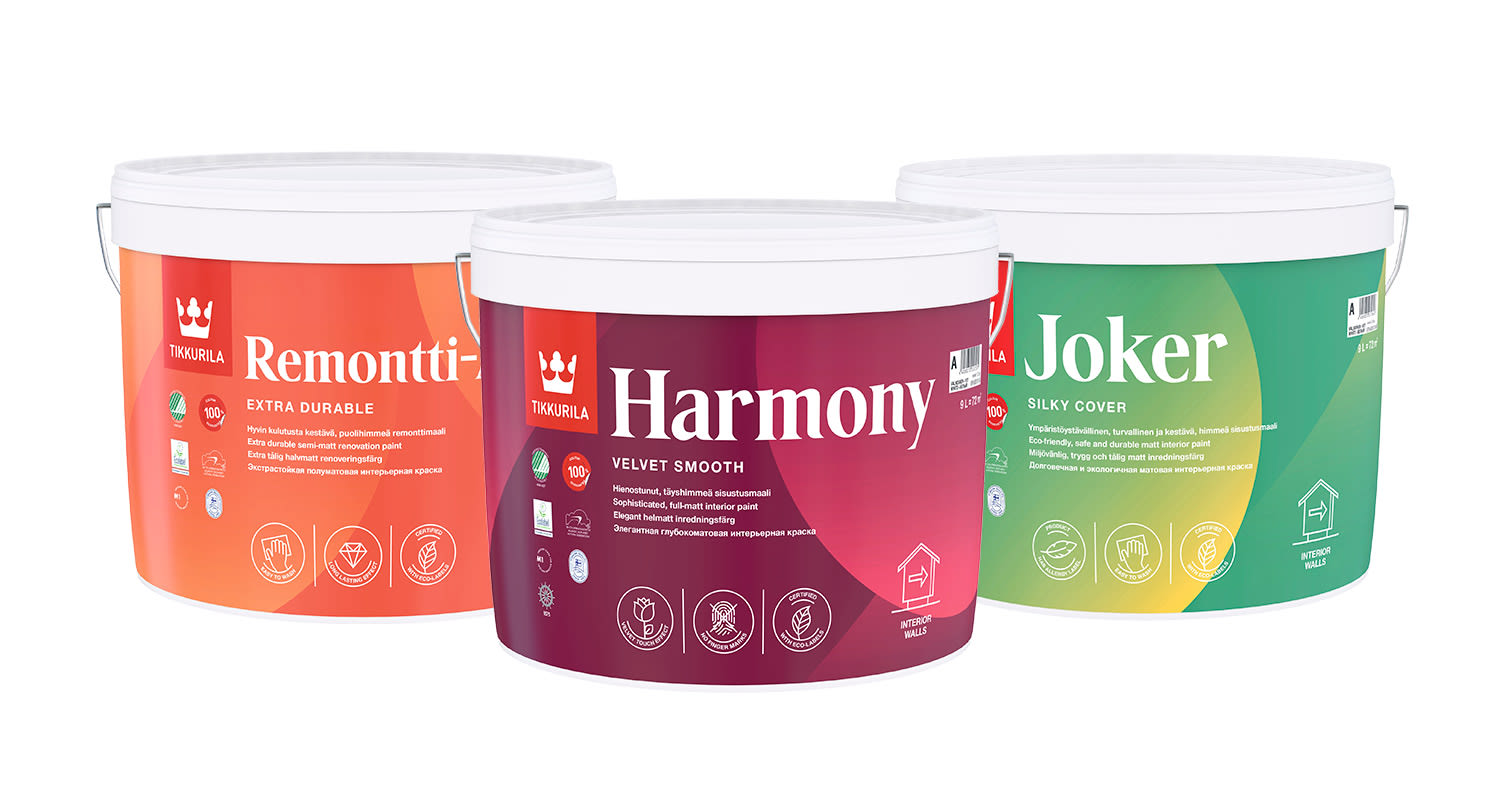 Tikkurilan sisämaalit uudistuivat