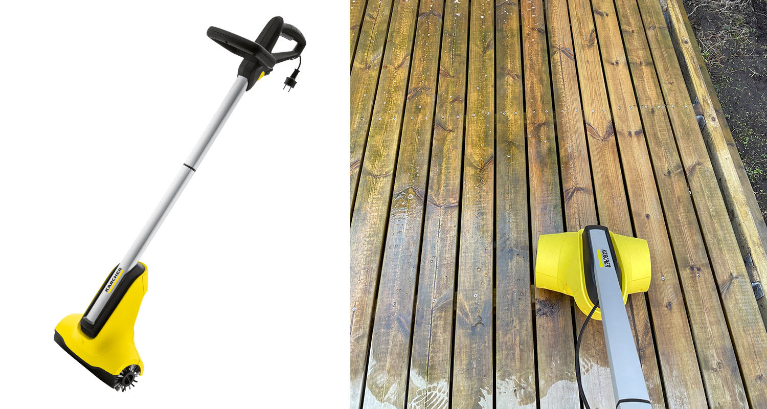Terassipesuri Kärcher PCL 4 terassin puhdistuksessa