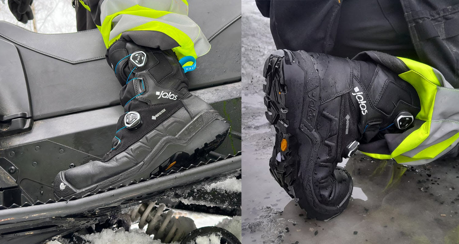 Jalaksen turvakengät mallia 1398 Heavy Duty GTX työkäytössä