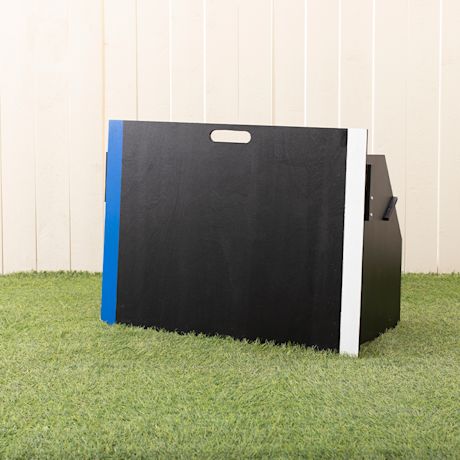 Syöttöseinän teko K-Raudan ohjeilla. Kuvassa valmis syöttöseinä.