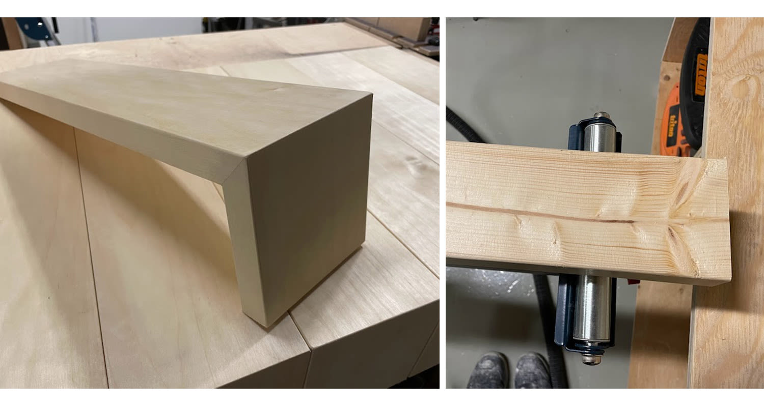 Työn jälkeä, kun käytössä oli akkukatkaisu- ja jiirisaha Bosch GCM 18V-216 DC Solo