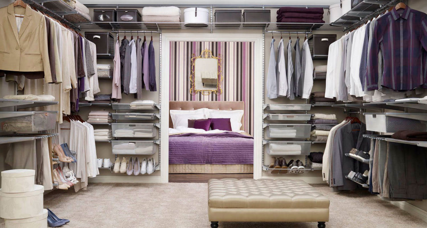 Walk in closet tai tuttavallisemmin pukeutumishuone, ratkaisut kotiin K-Raudasta