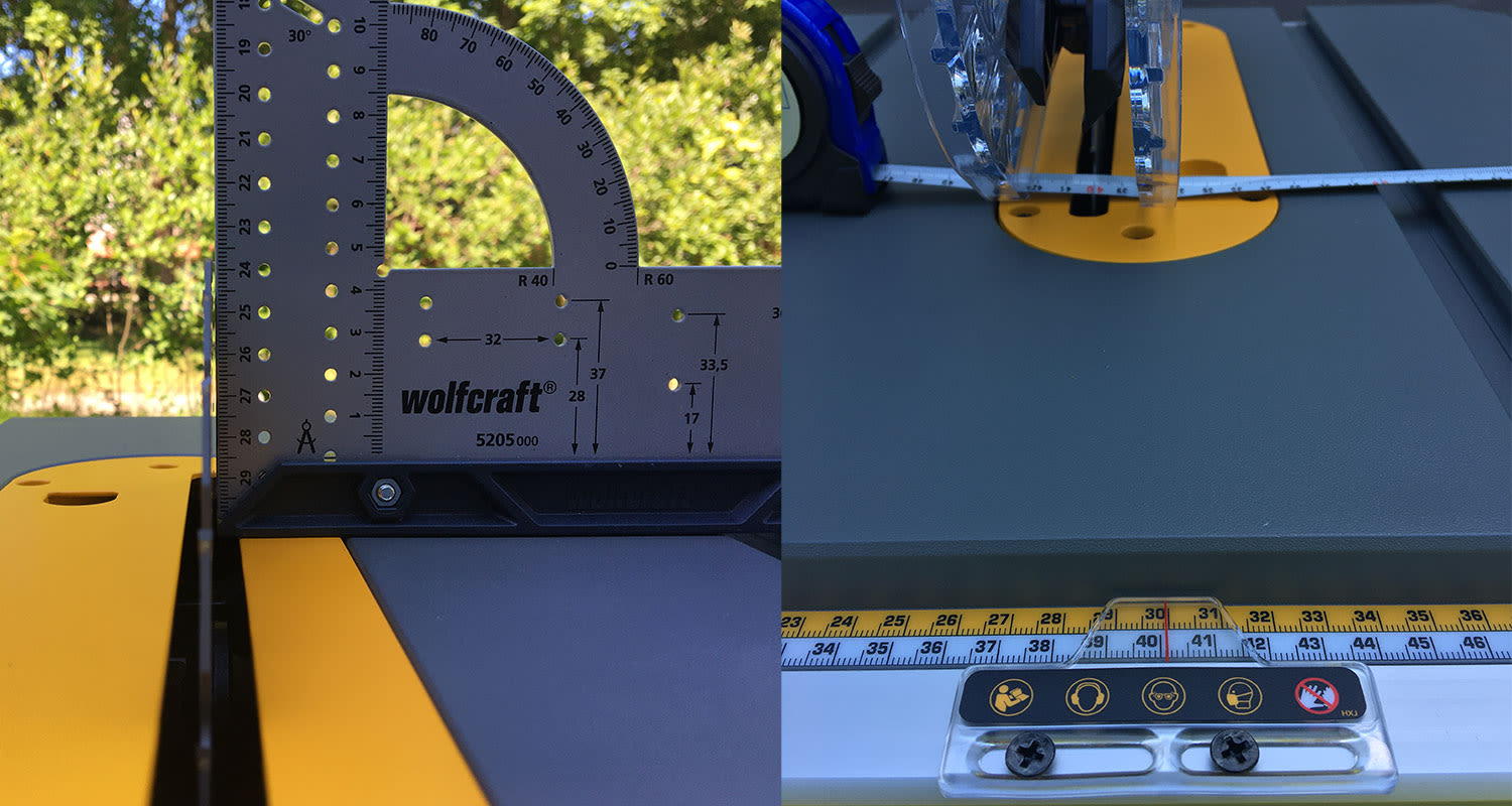 Lähikuvaa Dewaltin pöytäsahasta