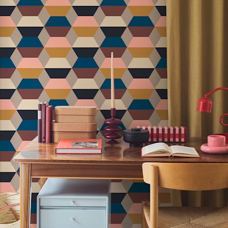 Sisustustrendit 2025. Kuvassa värikäs sisustustyyli.