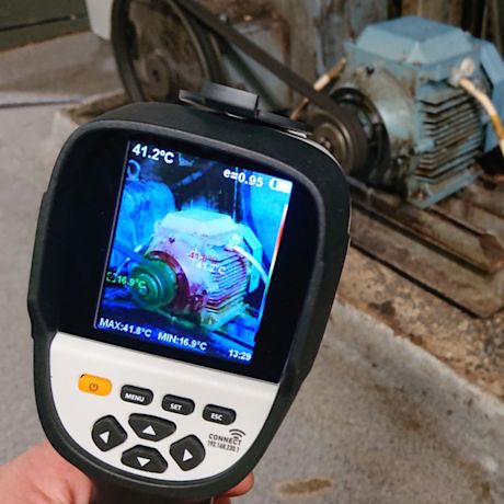 Laserliner lämpökamera thermocamera connect testissä työkohteessa