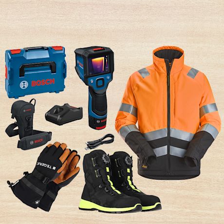 Yhdelle ammattilaiselle testiin kunnon paketti töihin.