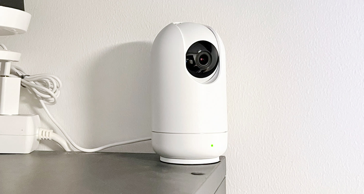 Kuvassa näkyy Wiser-valvontakamera sisäkäyttöön, tuotetta myy K-Rauta.