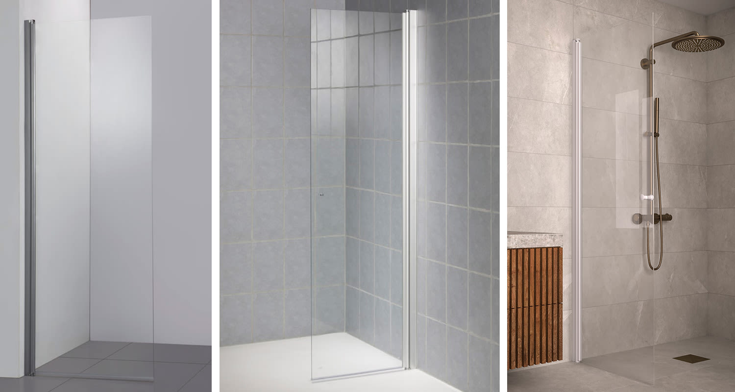 Kolme erilaista suihkuseinää asiantuntijan valitsemana, tuotteet myynnissä K-Raudassa