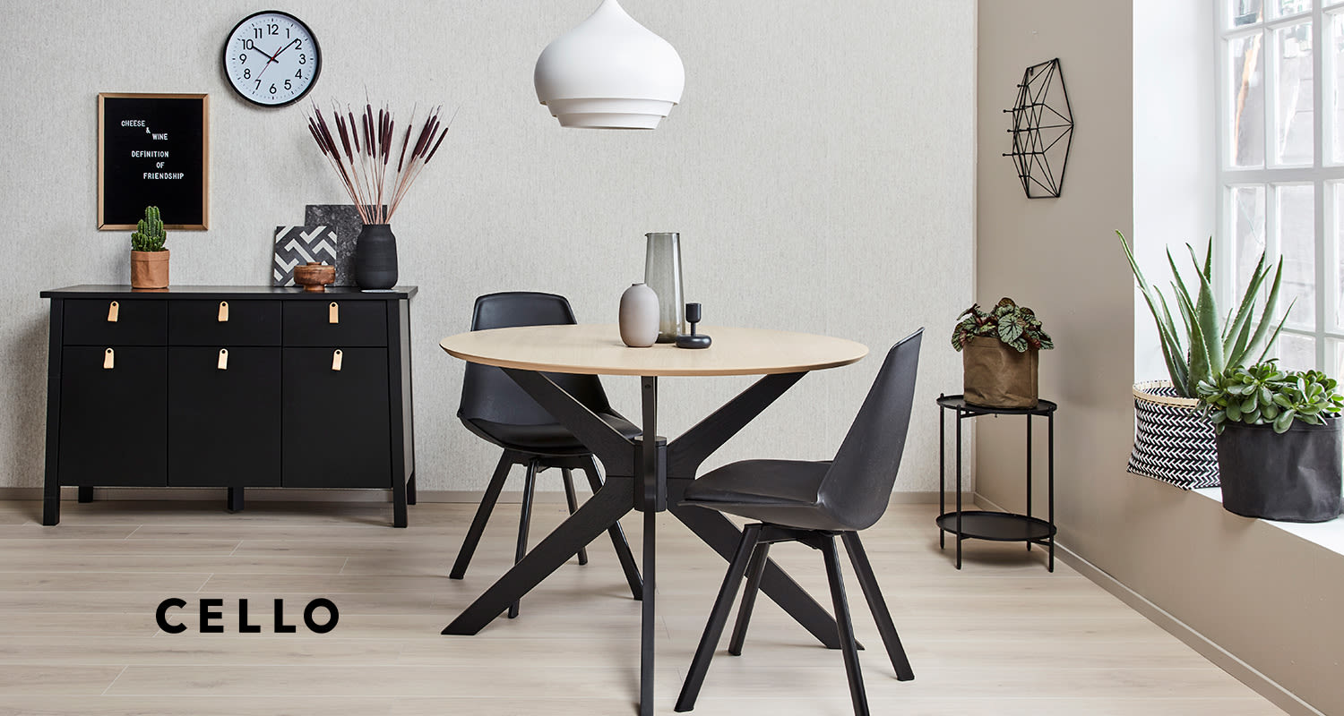 Cellon piensisustuksen tuotteita keittiössä