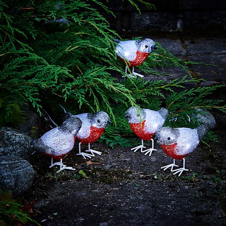 Valosarja Cello punatulkut 5kpl IP44