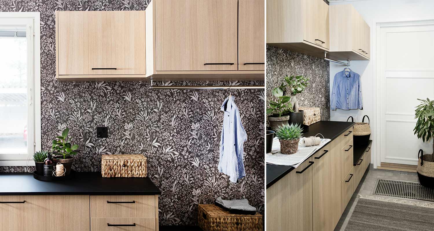 Kodinhoitohuone remontoituna