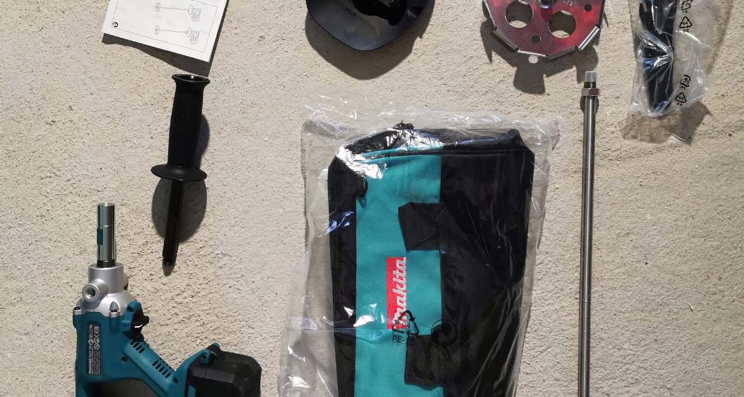 Makitan sekoituskoneen osat