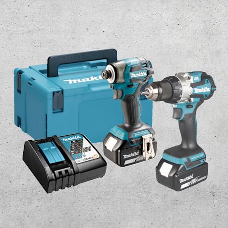 Makitan tehokas akkukonesarja DLX2527TJ 18V LXT DDF489 ja DTD173 2x5,0Ah tarjolla testiin yhdelle innokkaalle. Tuote löytyy K-Raudan valikoimista.