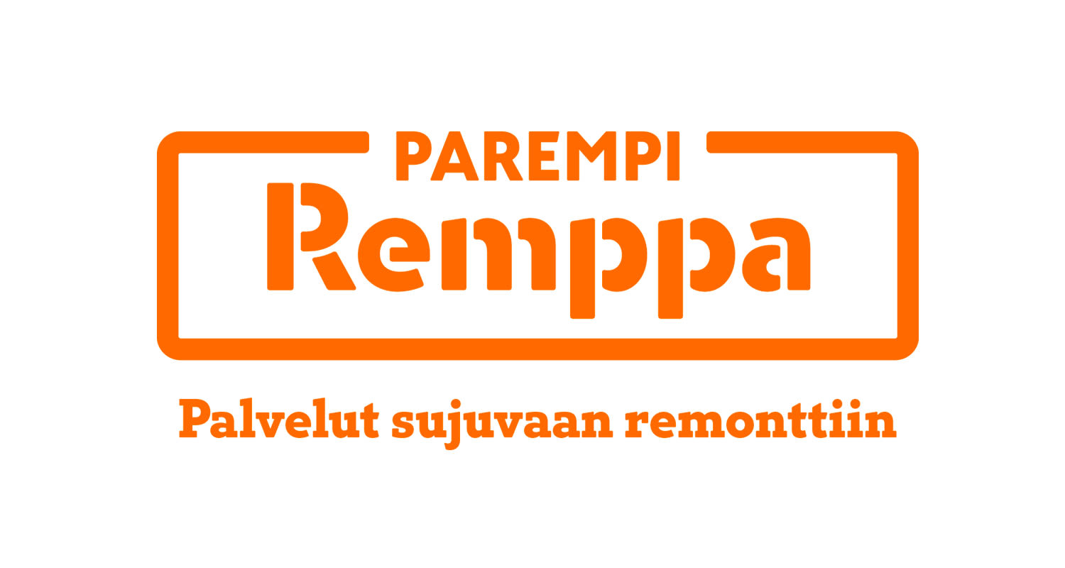 K-Raudan palvelut sujuvaan remonttiin. Kuvassa K-Raudan Parempi Remppa -logo.