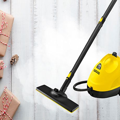 Joulusiivous Kärcherin höyrypuhdistimella