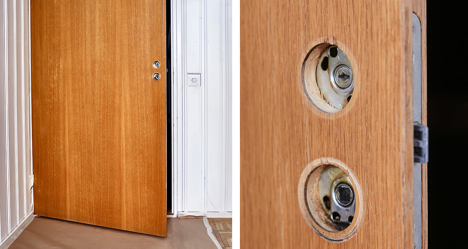 Kuvassa K-Raudan ohjeet välioven maalaus -projektiin.