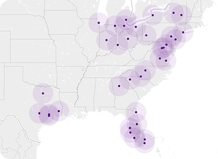 ShiftMed is available in many locations across the US